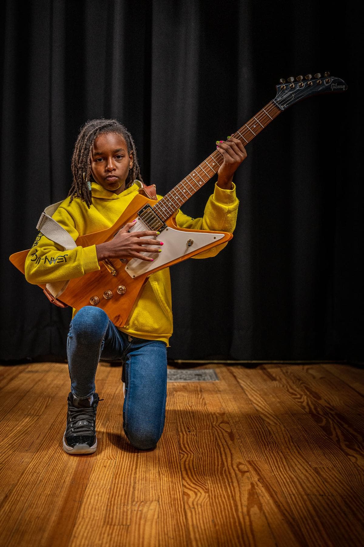 Podcast recording session for a nonprofit organization